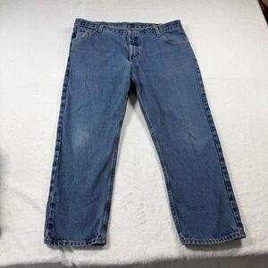 Wrangler Jeans Mens 40x29 Blue Good Premium Edition Straight Leg 9760WDR